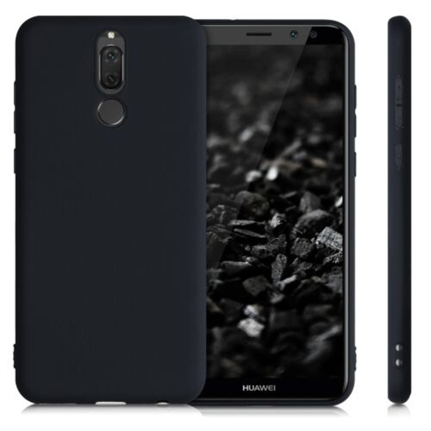 Husa pentru Huawei Mate 10 Lite, Silicon, Negru, 44690.01 fotografia produsului View 2 L