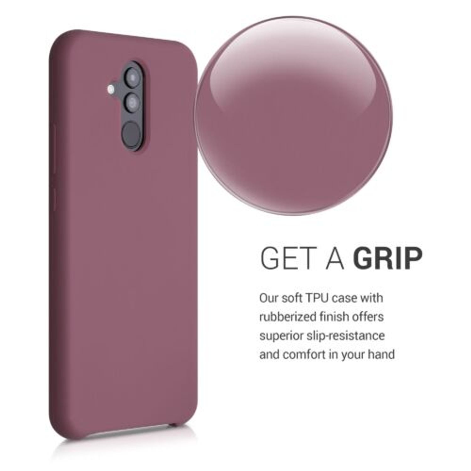 Husa pentru Huawei Mate 20 Lite, Silicon, Violet, 46310.183 fotografia produsului View 4 L