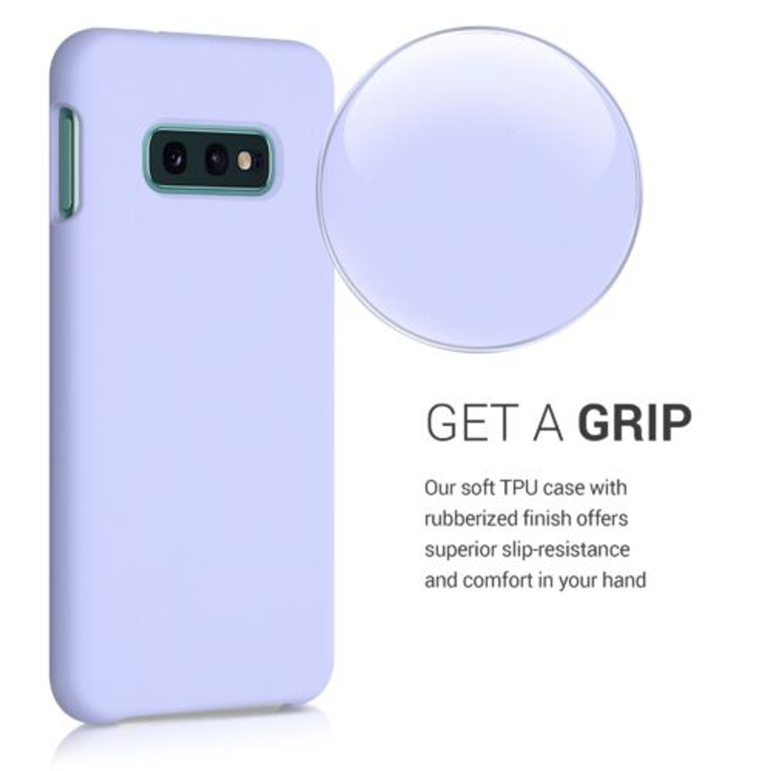 Husa pentru Samsung Galaxy S10e, Silicon, Mov, 47944.139 fotografia produsului View 3 L