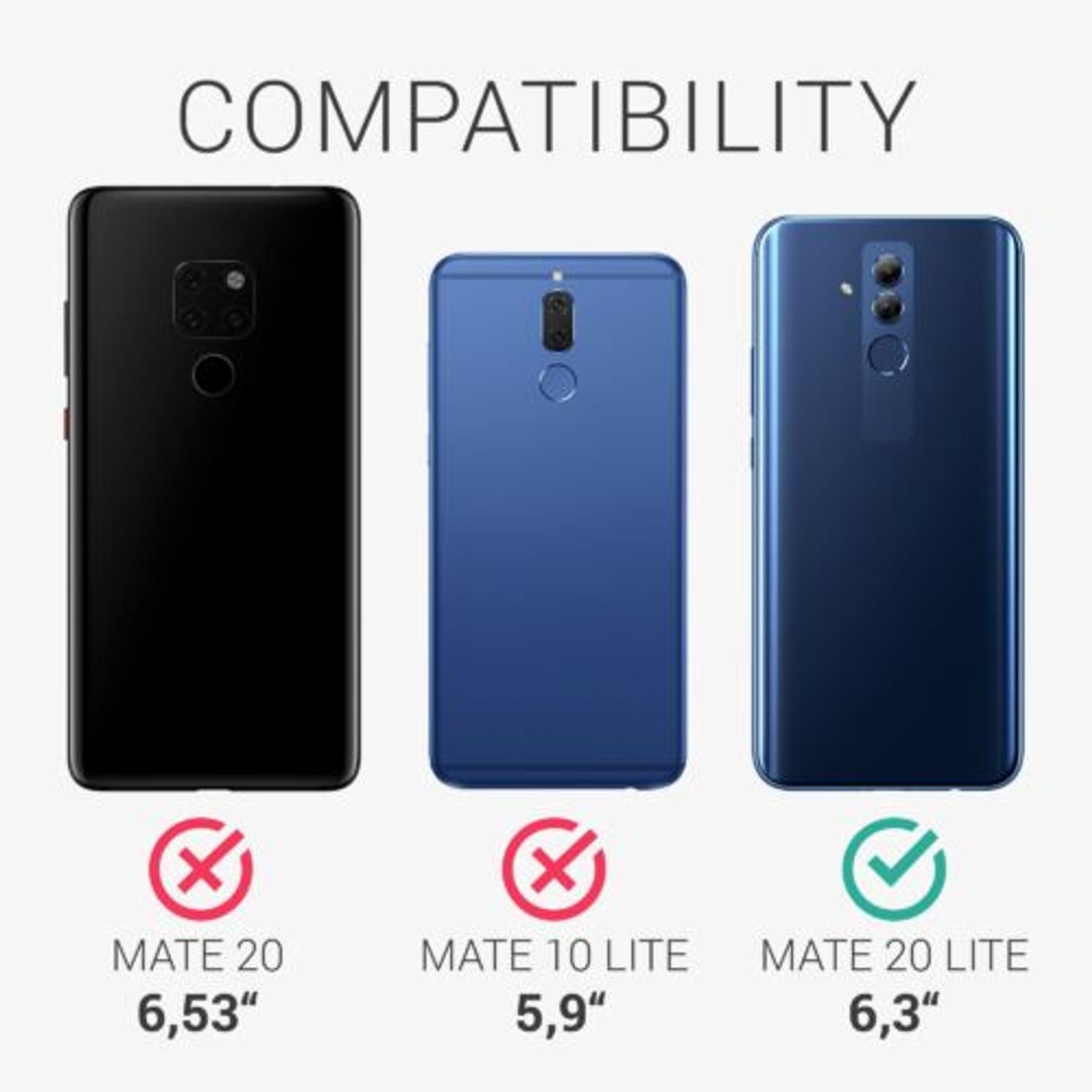Husa pentru Huawei Mate 20 Lite, Silicon, Negru, 46310.47 fotografia produsului View 6 L