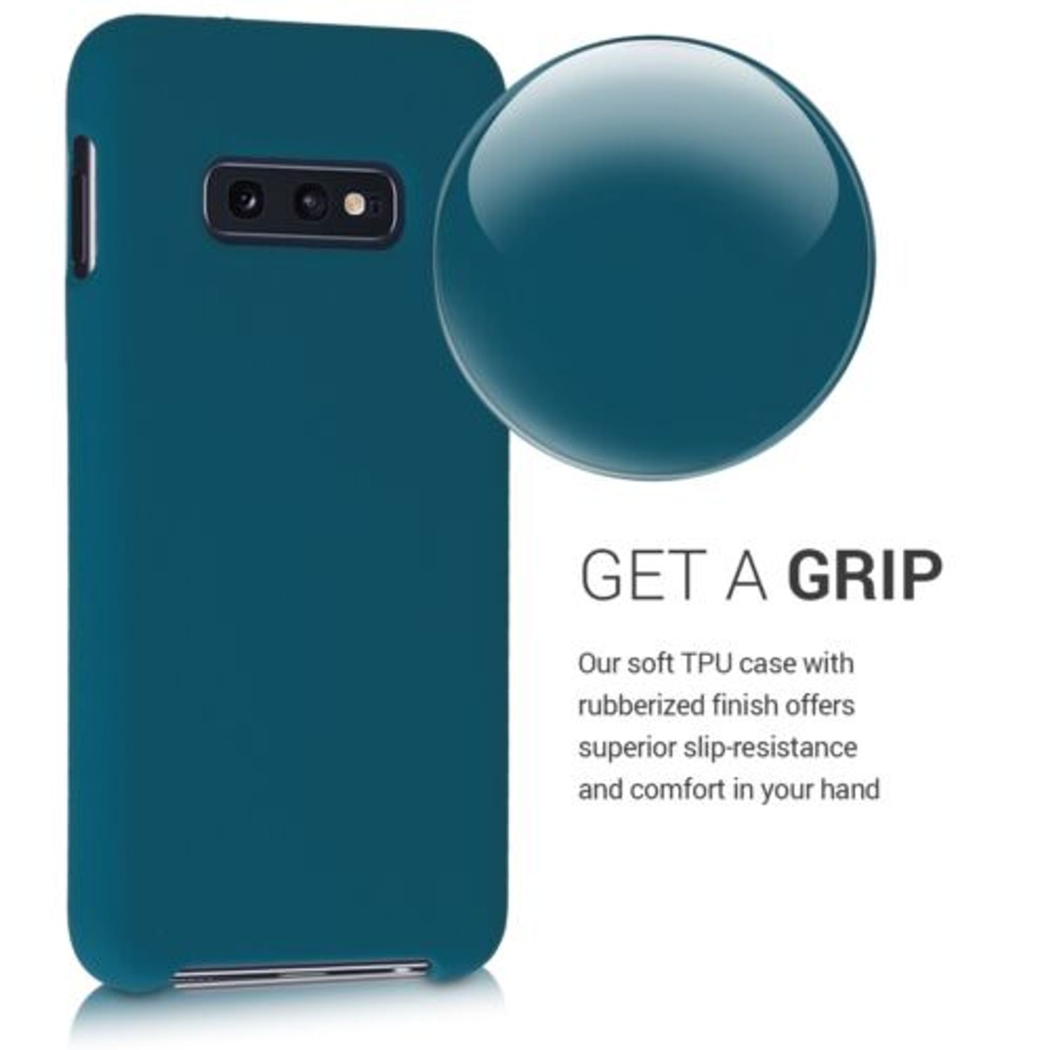 Husa pentru Samsung Galaxy S10e, Silicon, Verde, 47944.57 fotografia produsului View 4 L