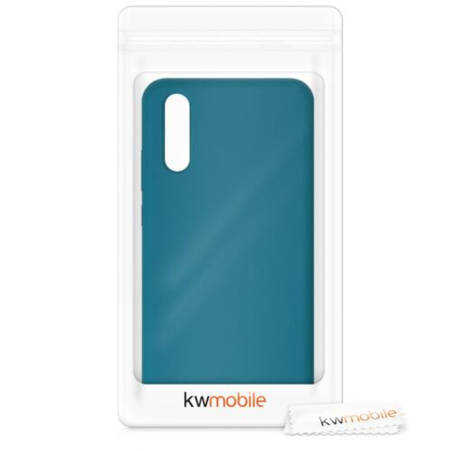 Husa pentru Huawei P20, Silicon, Albastru, 45689.62 fotografia produsului View 7 L
