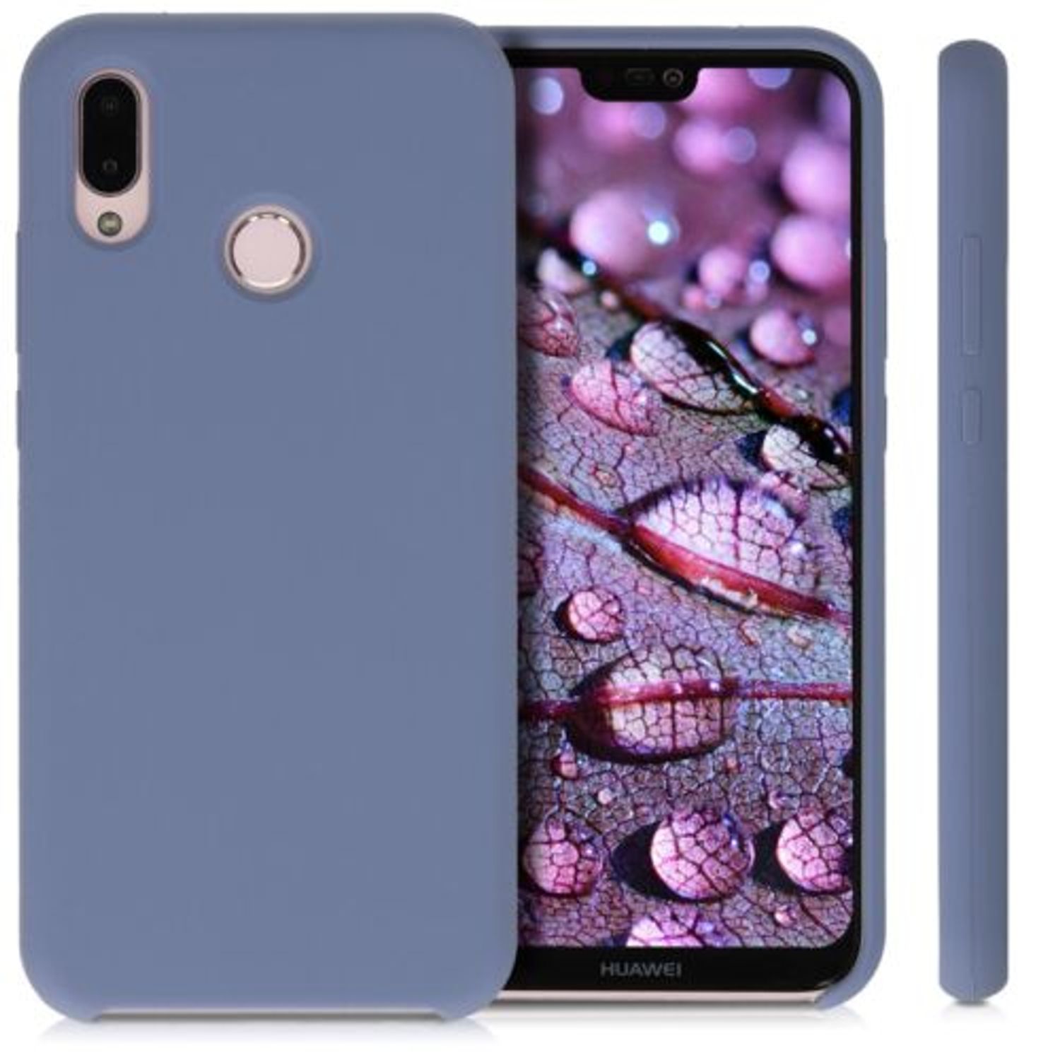 Husa pentru Huawei P20 Lite, Silicon, Mov, 45687.130 fotografia produsului View 2 L