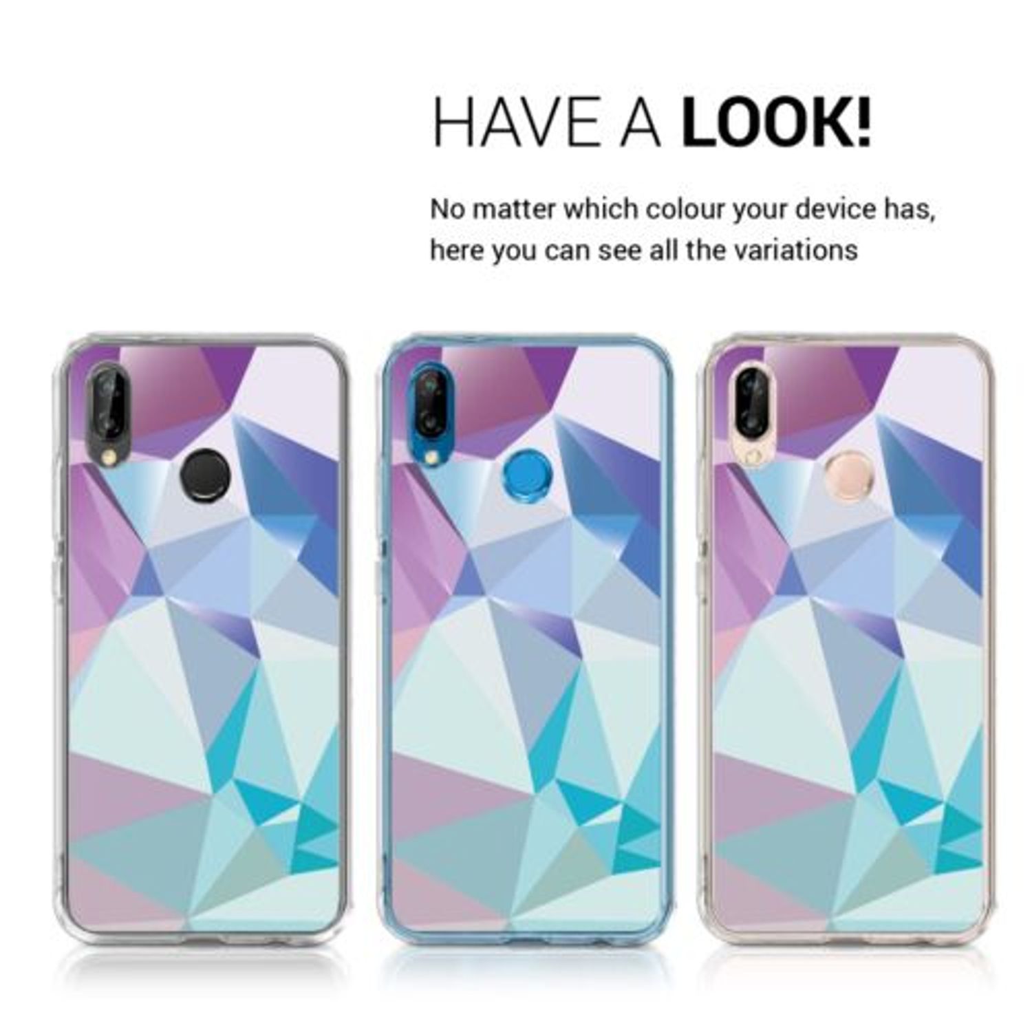 Husa pentru Huawei P20 Lite, Silicon, Multicolor, 44889.49 fotografia produsului View 3 L
