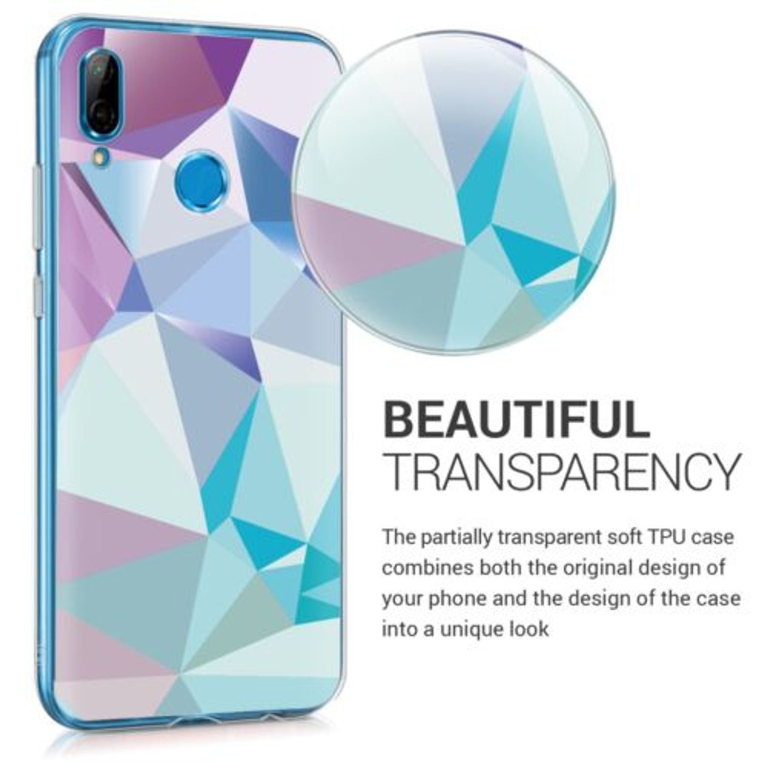 Husa pentru Huawei P20 Lite, Silicon, Multicolor, 44889.49 fotografia produsului View 4 L