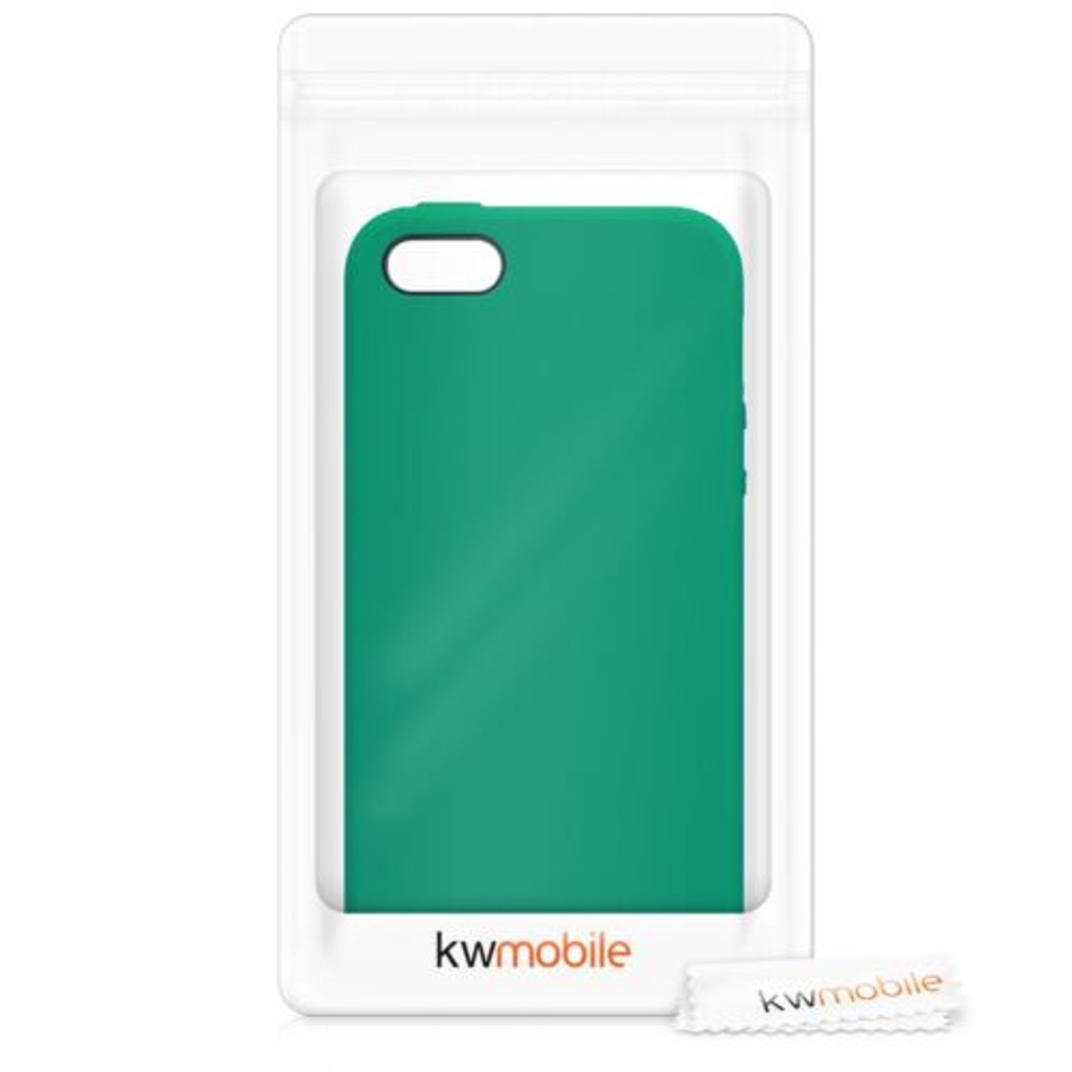 Husa pentru Apple iPhone 5/iPhone 5s/iPhone SE, Silicon, Verde, 42766.142 fotografia produsului View 7 L