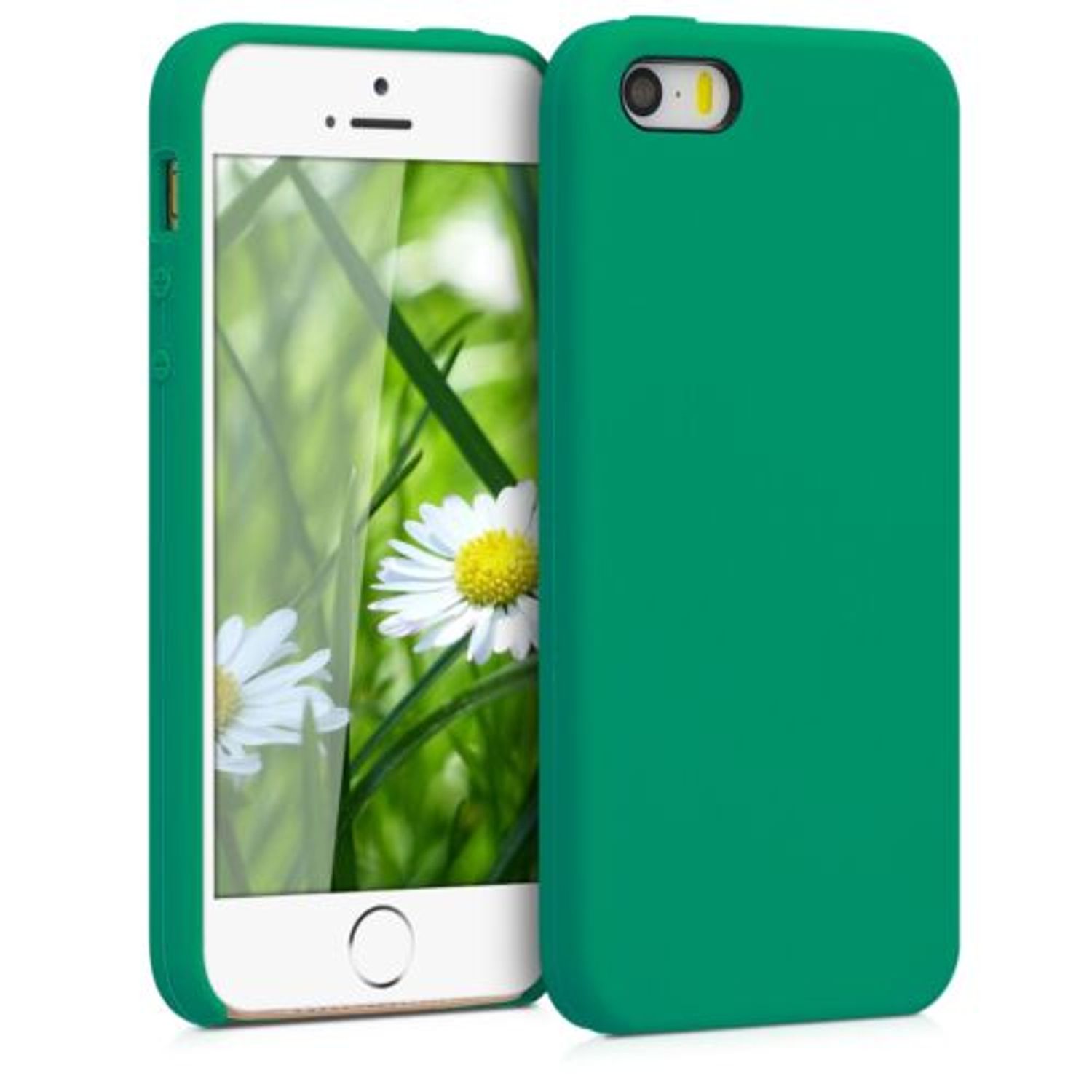 Husa pentru Apple iPhone 5/iPhone 5s/iPhone SE, Silicon, Verde, 42766.142 fotografia produsului