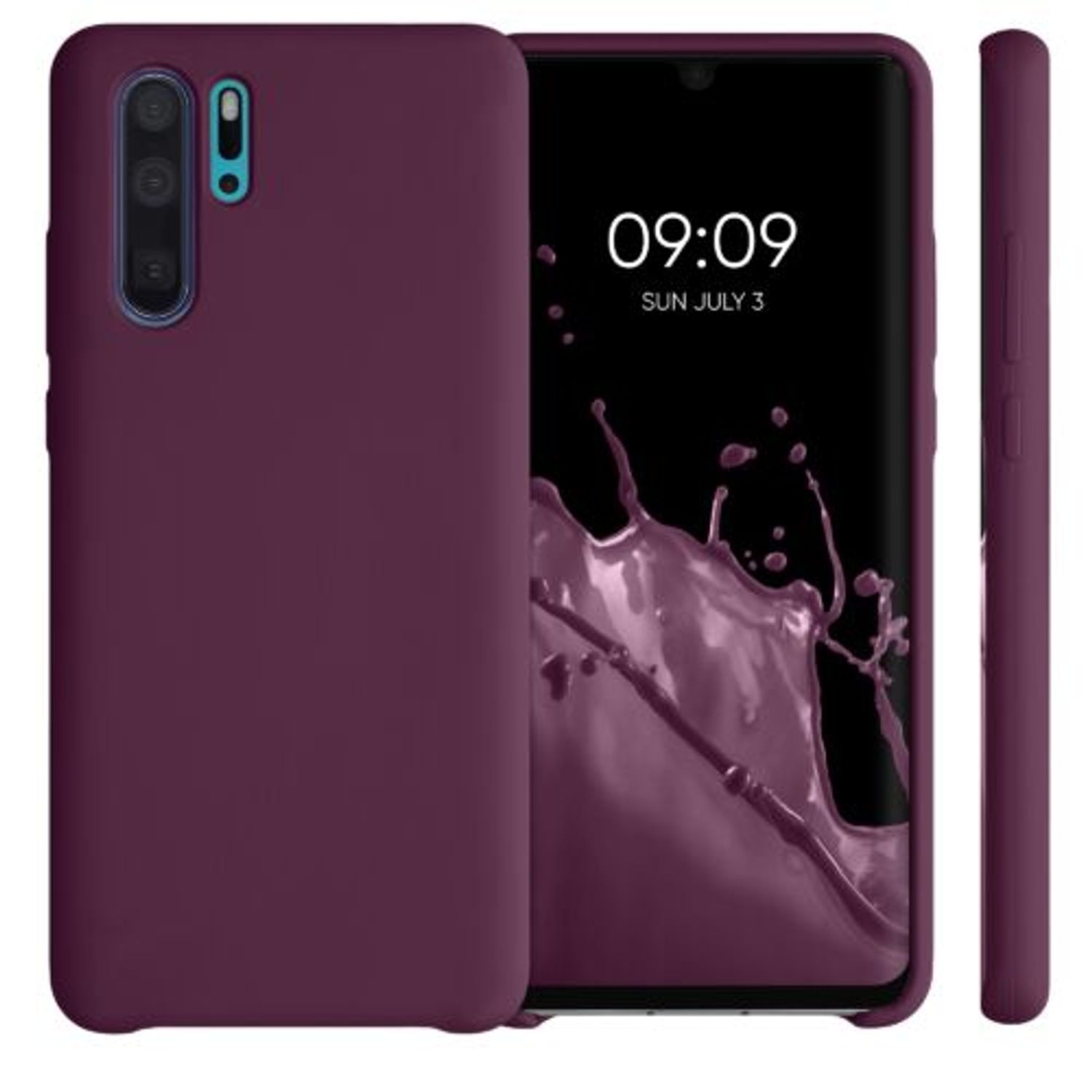 Husa pentru Huawei P30 Pro, Silicon, Violet, 47423.187 fotografia produsului View 2 L