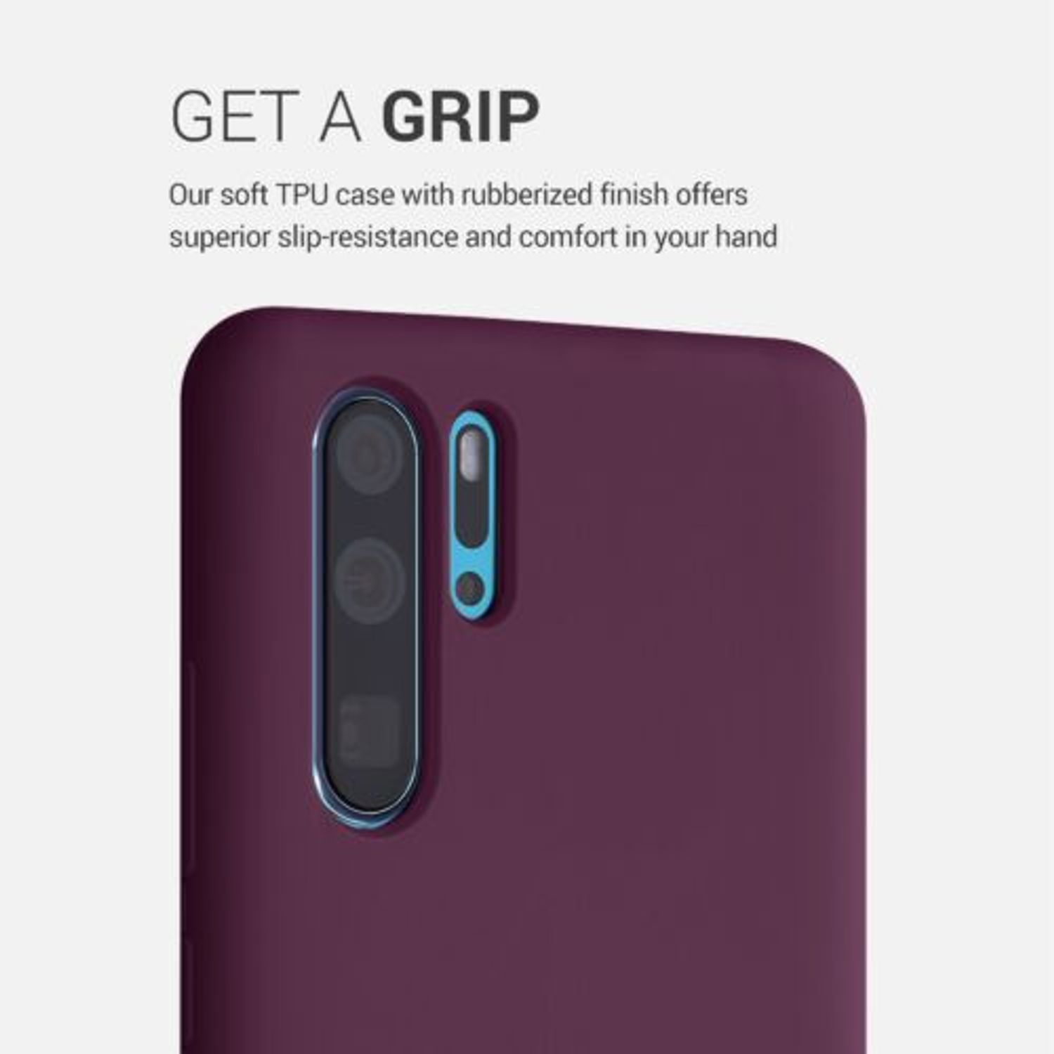 Husa pentru Huawei P30 Pro, Silicon, Violet, 47423.187 fotografia produsului View 4 L