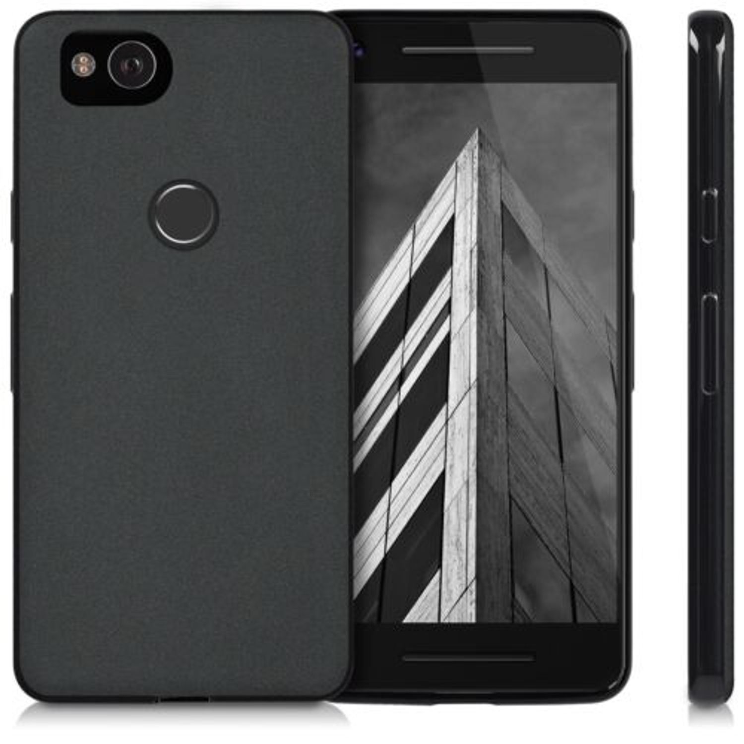 Husa pentru Google Pixel 2, Silicon, Negru, 43081.47 fotografia produsului View 2 L