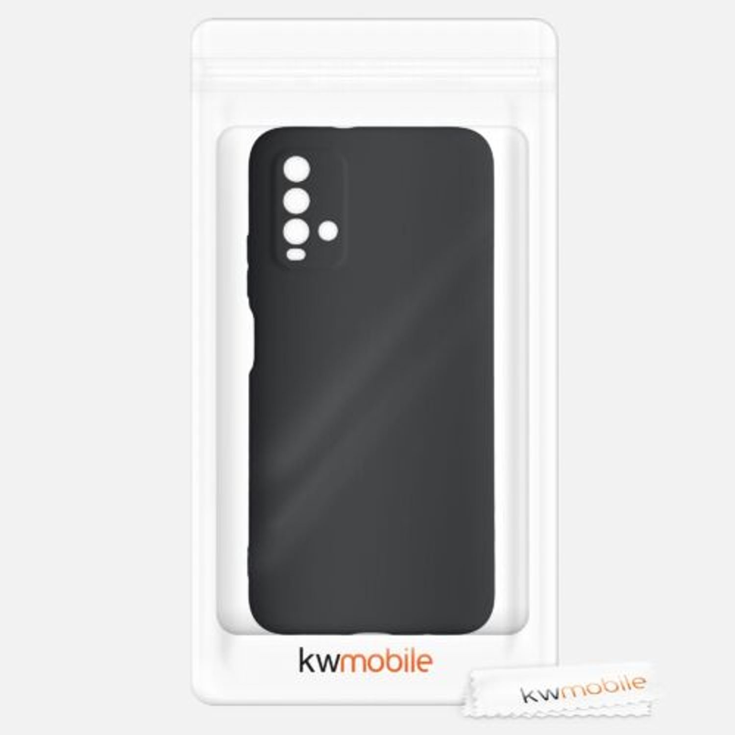 Husa pentru Xiaomi Redmi 9T, Silicon, Negru, 54337.47 fotografia produsului View 7 L