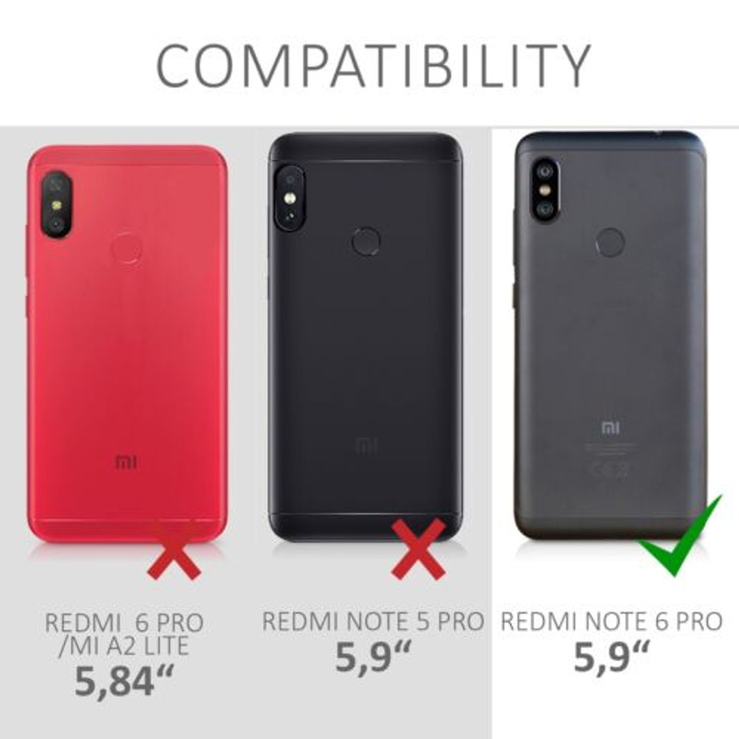 Husa pentru Xiaomi Redmi Note 6 Pro, Silicon, Roz, 47114.01 fotografia produsului View 6 L