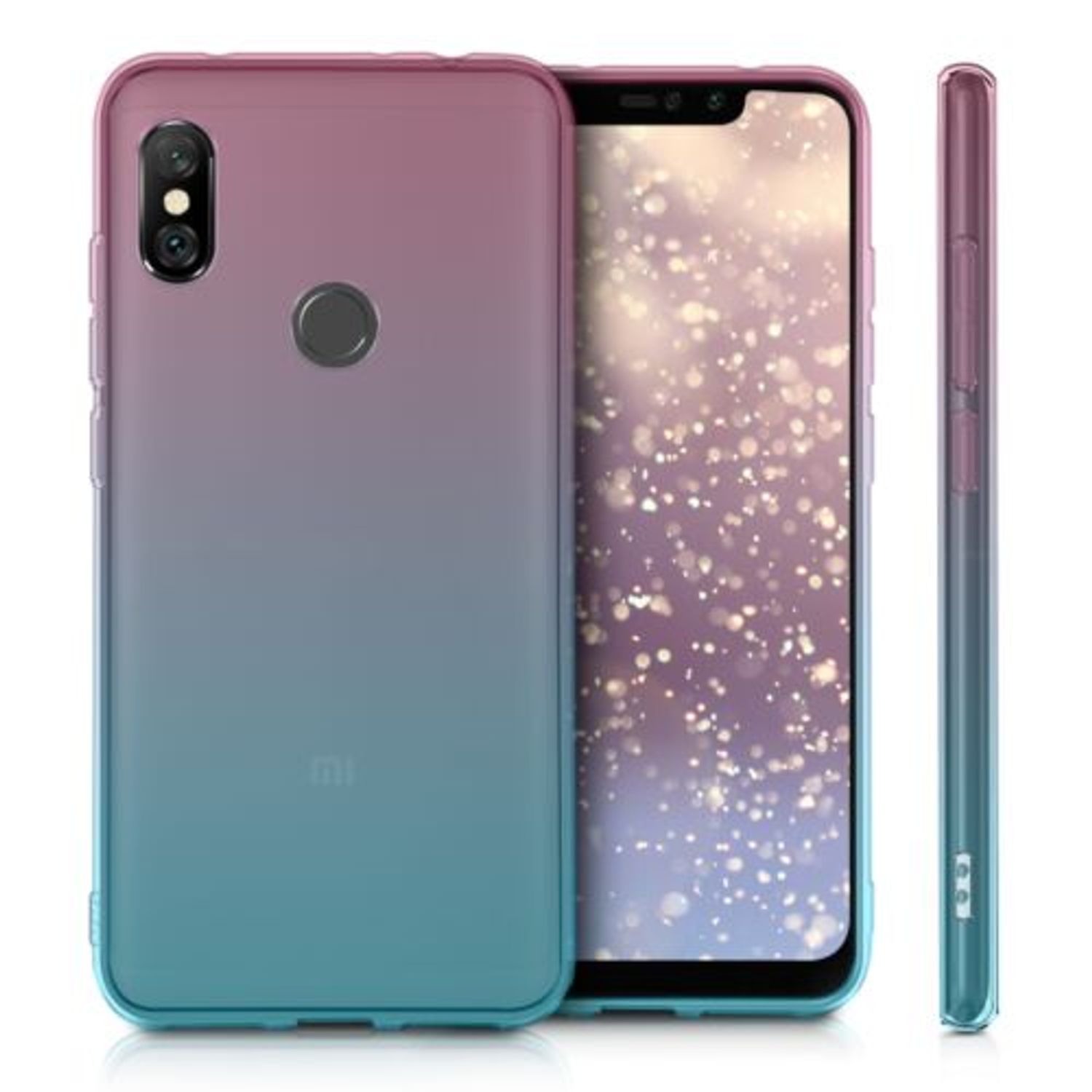 Husa pentru Xiaomi Redmi Note 6 Pro, Silicon, Roz, 47114.01 fotografia produsului View 2 L