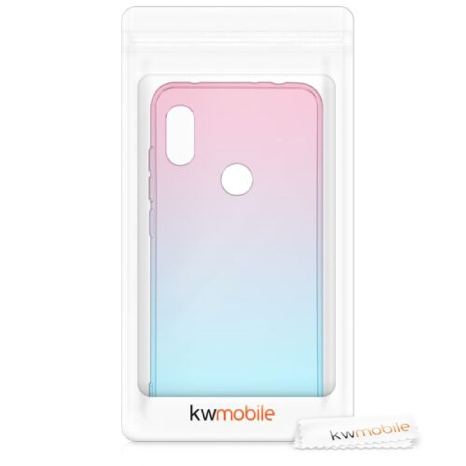 Husa pentru Xiaomi Redmi Note 6 Pro, Silicon, Roz, 47114.01 fotografia produsului View 7 L