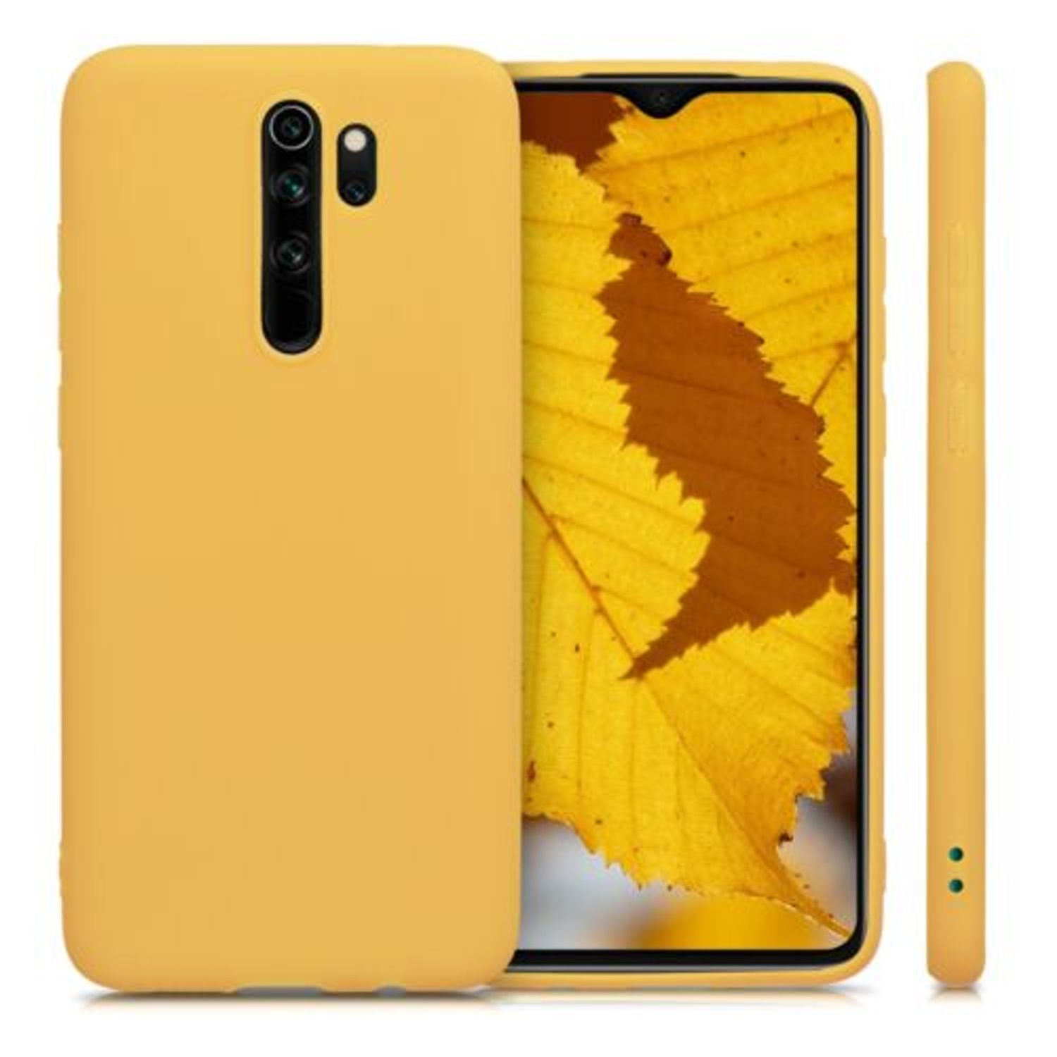 Husa pentru Xiaomi Redmi Note 8 Pro, Silicon, Galben, 50242.143 fotografia produsului View 2 L