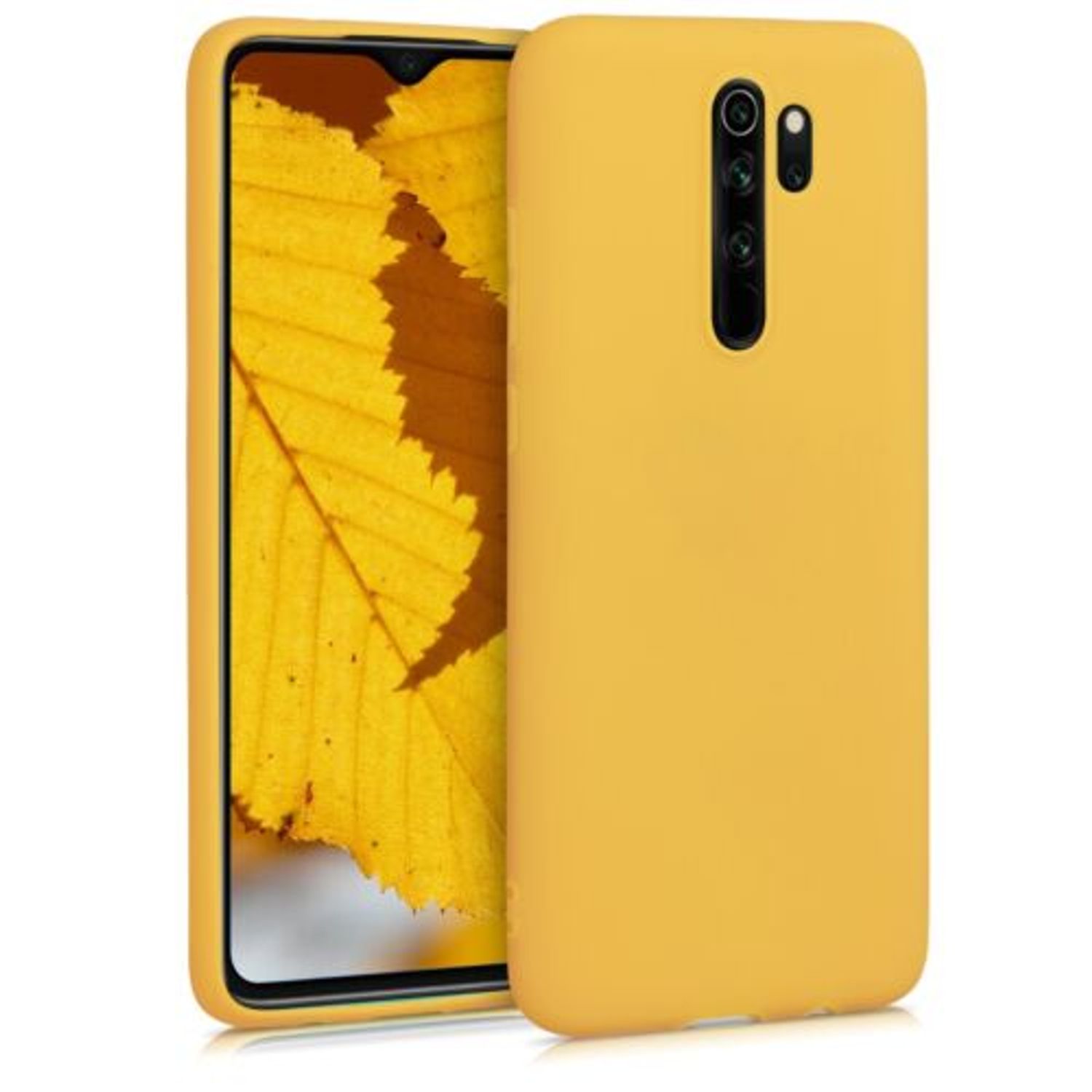 Husa pentru Xiaomi Redmi Note 8 Pro, Silicon, Galben, 50242.143 fotografia produsului