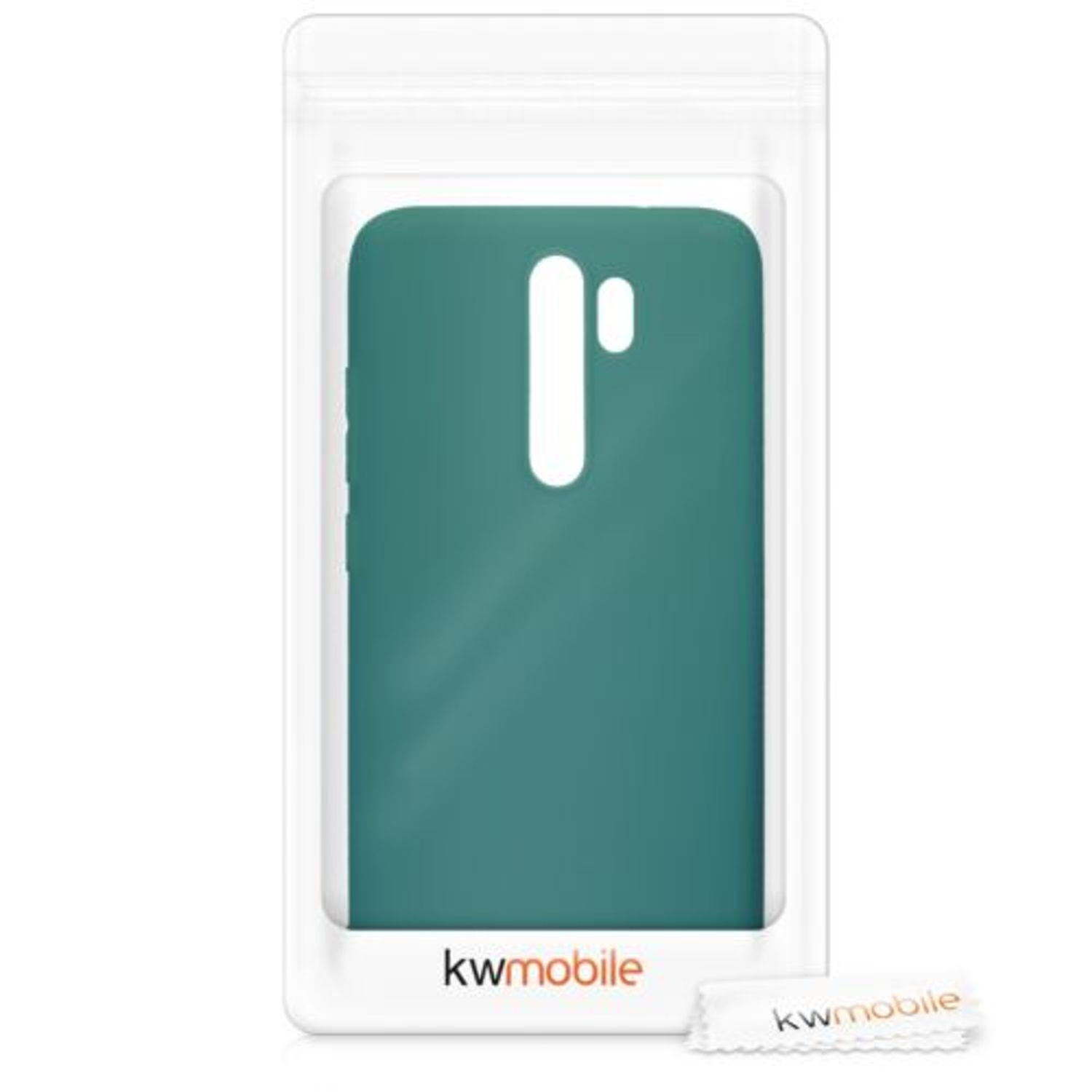 Husa pentru Xiaomi Redmi Note 8 Pro, Silicon, Verde, 50242.57 fotografia produsului View 7 L