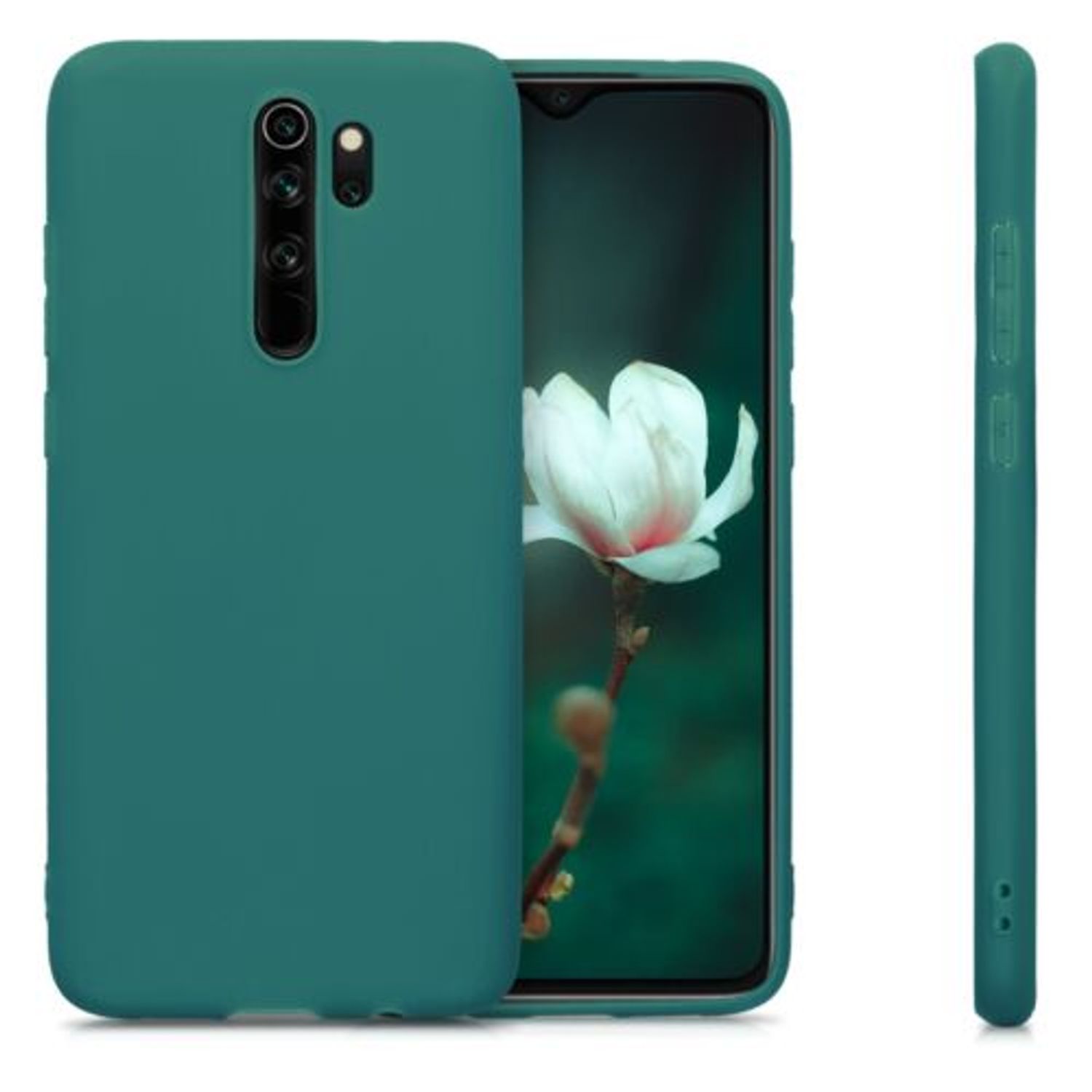 Husa pentru Xiaomi Redmi Note 8 Pro, Silicon, Verde, 50242.57 fotografia produsului View 2 L