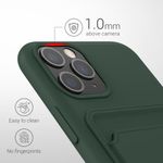 Husa pentru Apple iPhone 11 Pro, Silicon, Verde, 55115.80, Kwmobile fotografia produsului View 4 S