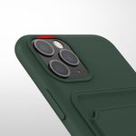 Husa pentru Apple iPhone 11 Pro, Silicon, Verde, 55115.80, Kwmobile fotografia produsului View 9 S