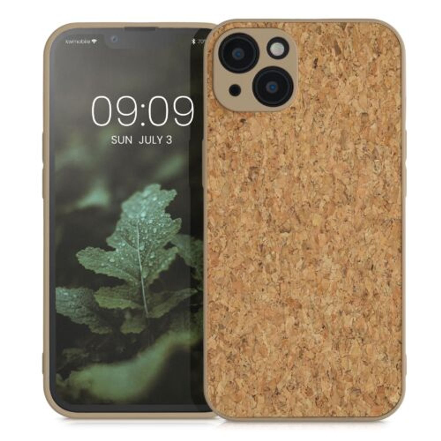 Husa pentru Apple iPhone 13, Pluta, Maro, 56312.24, Kwmobile fotografia produsului View 2 L