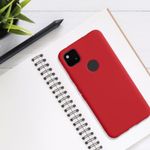 Husa pentru Google Pixel 4a, Silicon, Rosu, 52622.208, Kwmobile fotografia produsului View 3 S