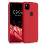 Husa pentru Google Pixel 4a, Silicon, Rosu, 52622.208, Kwmobile fotografia produsului