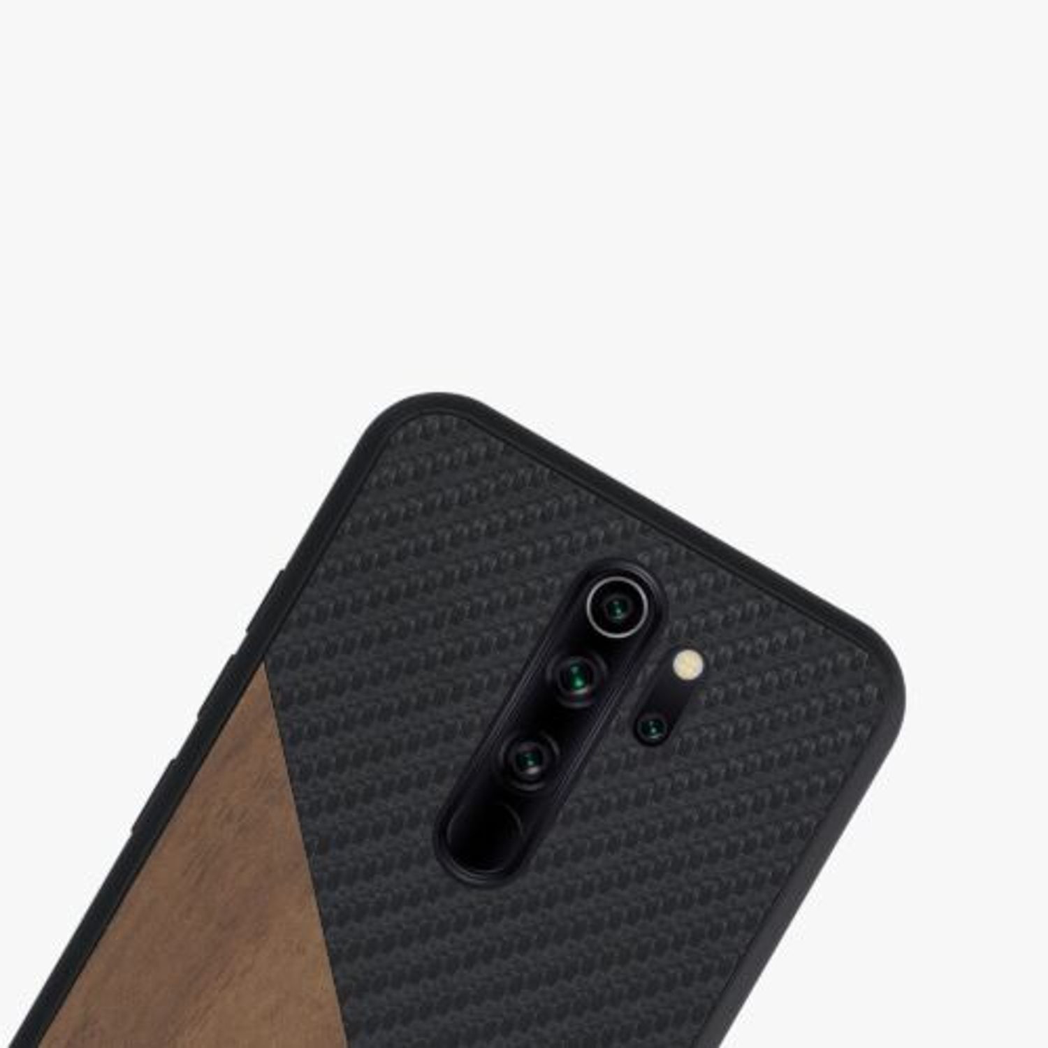 Husa pentru Xiaomi Redmi Note 8 Pro, Lemn, Maro, 56622.01, Kwmobile fotografia produsului View 8 L