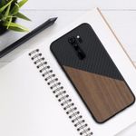 Husa pentru Xiaomi Redmi Note 8 Pro, Lemn, Maro, 56622.01, Kwmobile fotografia produsului View 3 S