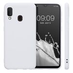 Husa Kwmobile pentru Samsung Galaxy A20e, Silicon, Alb, 48738.48 fotografia produsului