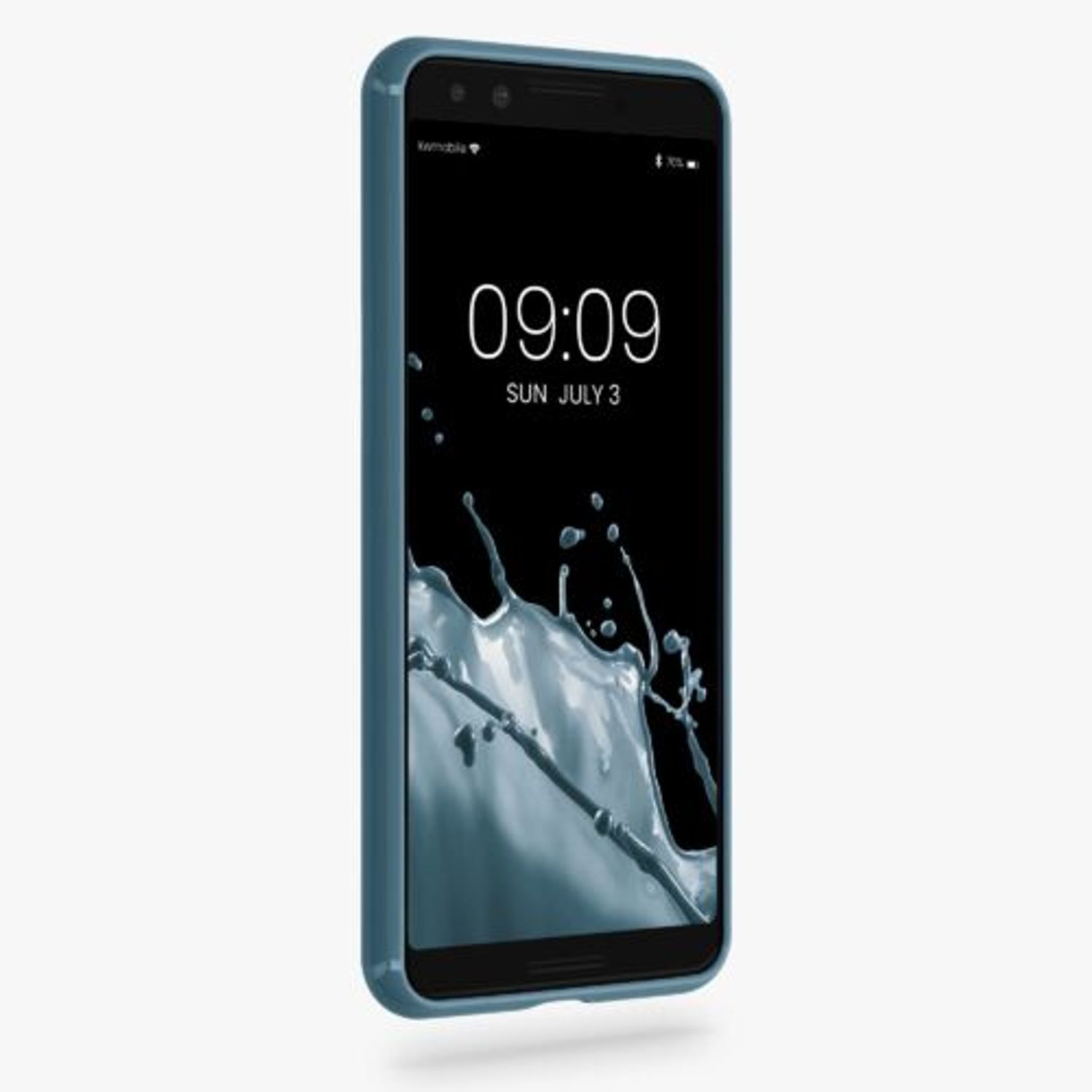 Husa Kwmobile pentru Google Pixel 3, Silicon, Albastru, 45967.202 fotografia produsului View 6 L