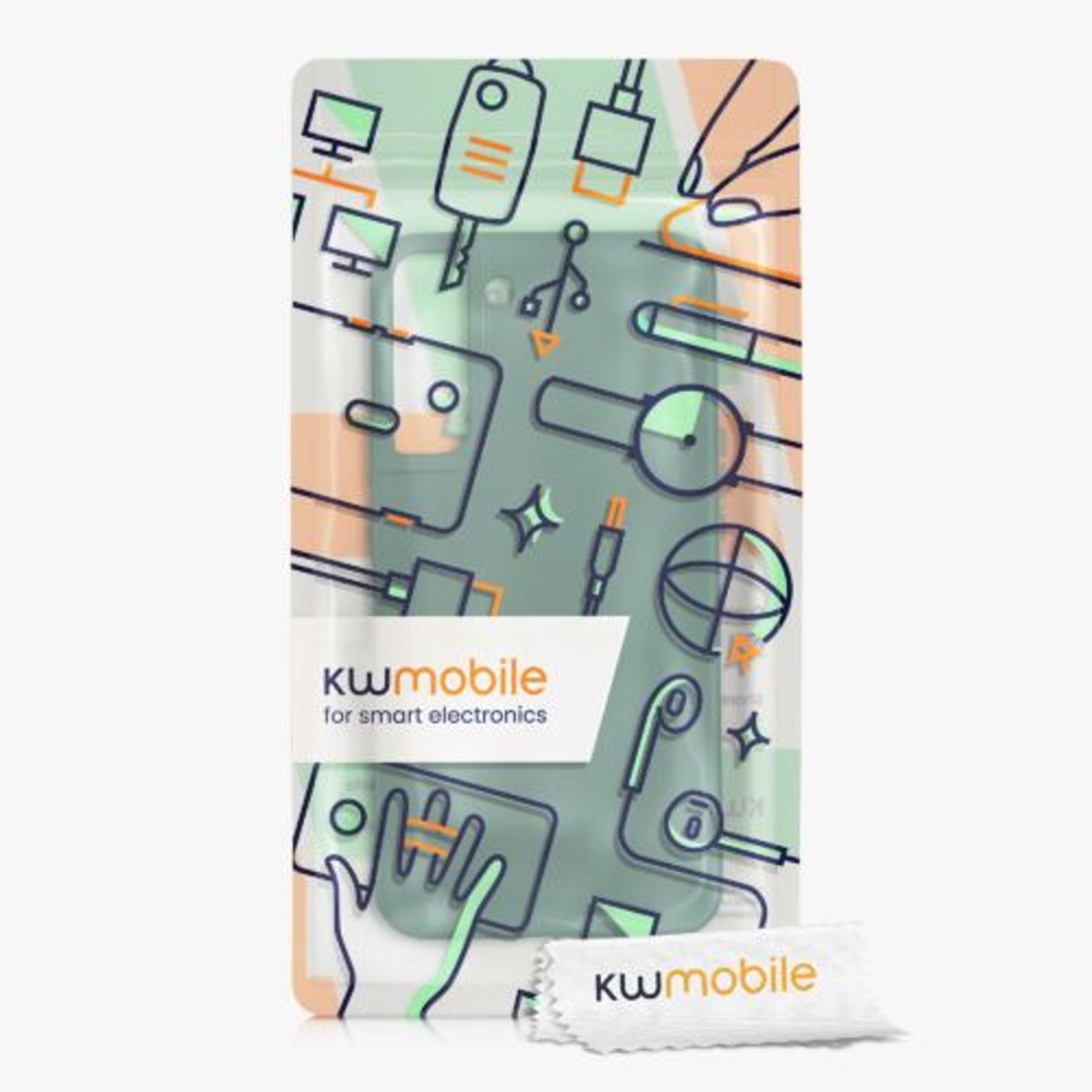 Husa Kwmobile pentru Samsung Galaxy S22 Plus, Silicon, Verde, 56761.169 fotografia produsului View 7 L