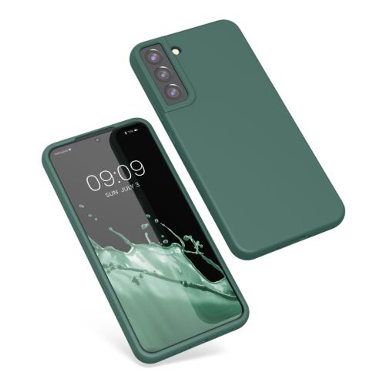 Husa Kwmobile pentru Samsung Galaxy S22 Plus, Silicon, Verde, 56761.169 fotografia produsului