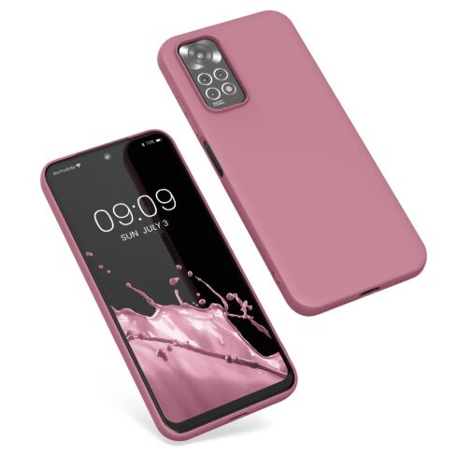 Husa Kwmobile pentru Xiaomi Redmi Note 11/Redmi Note 11s, Silicon, Violet, 57368.167 fotografia produsului