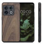 Husa Kwmobile pentru OnePlus 10 Pro, Lemn, Maro, 57461.18 fotografia produsului