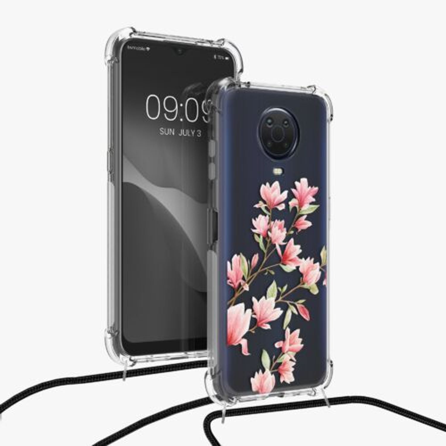 Husa Kwmobile pentru Nokia G20/G10, Silicon, Multicolor, 57747.01 fotografia produsului View 4 L