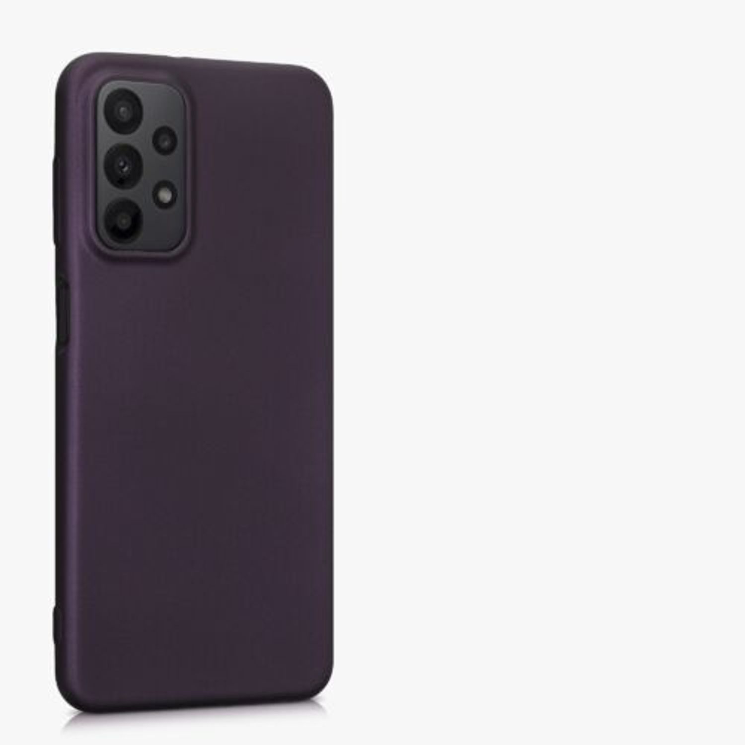 Husa Kwmobile pentru Samsung Galaxy A23, Silicon, Mov, 57955.115 fotografia produsului