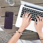 Husa Kwmobile pentru Samsung Galaxy A23, Silicon, Mov, 57955.115 fotografia produsului View 6 S