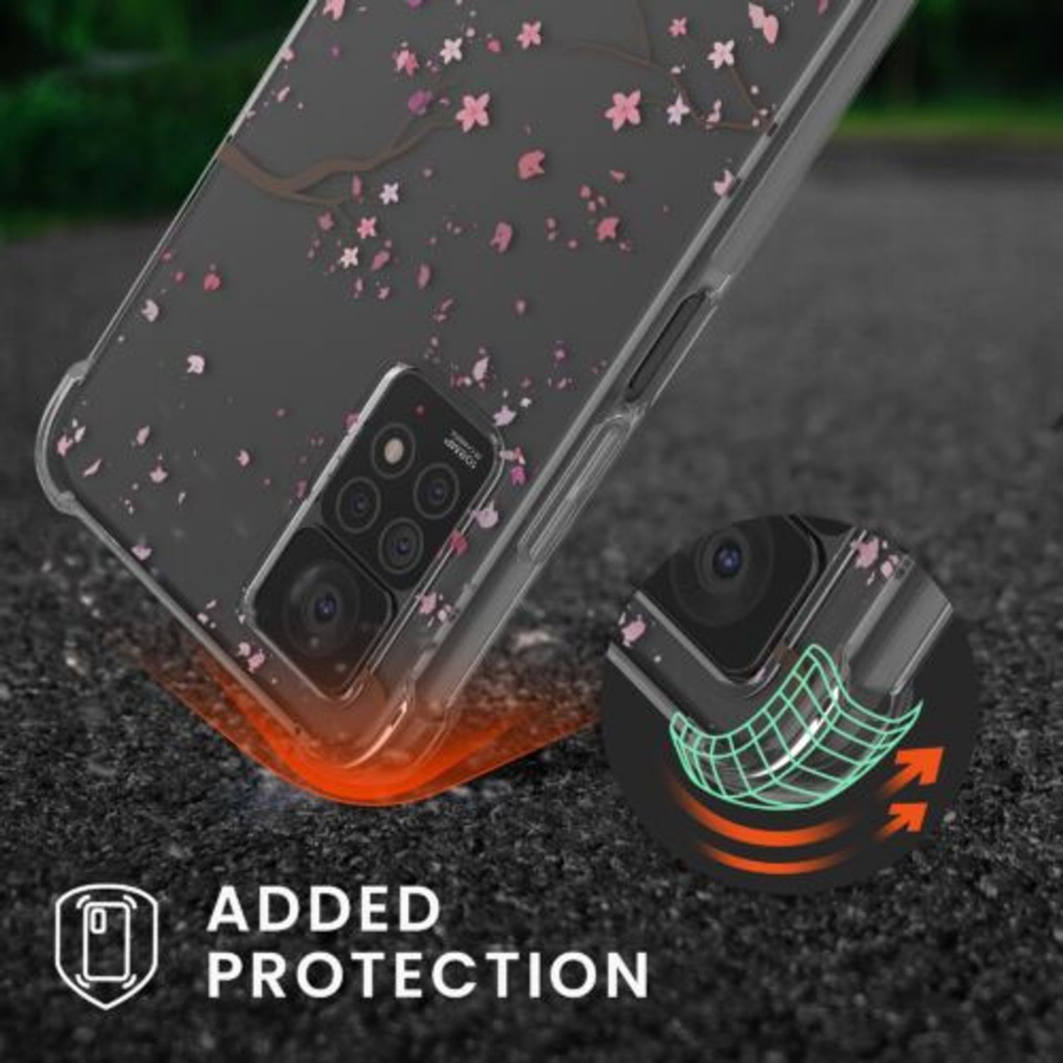 Husa Kwmobile pentru Xiaomi Redmi Note 11 Pro/Redmi Note 11 Pro 5G, Silicon, Multicolor, 58419.01 fotografia produsului View 2 L