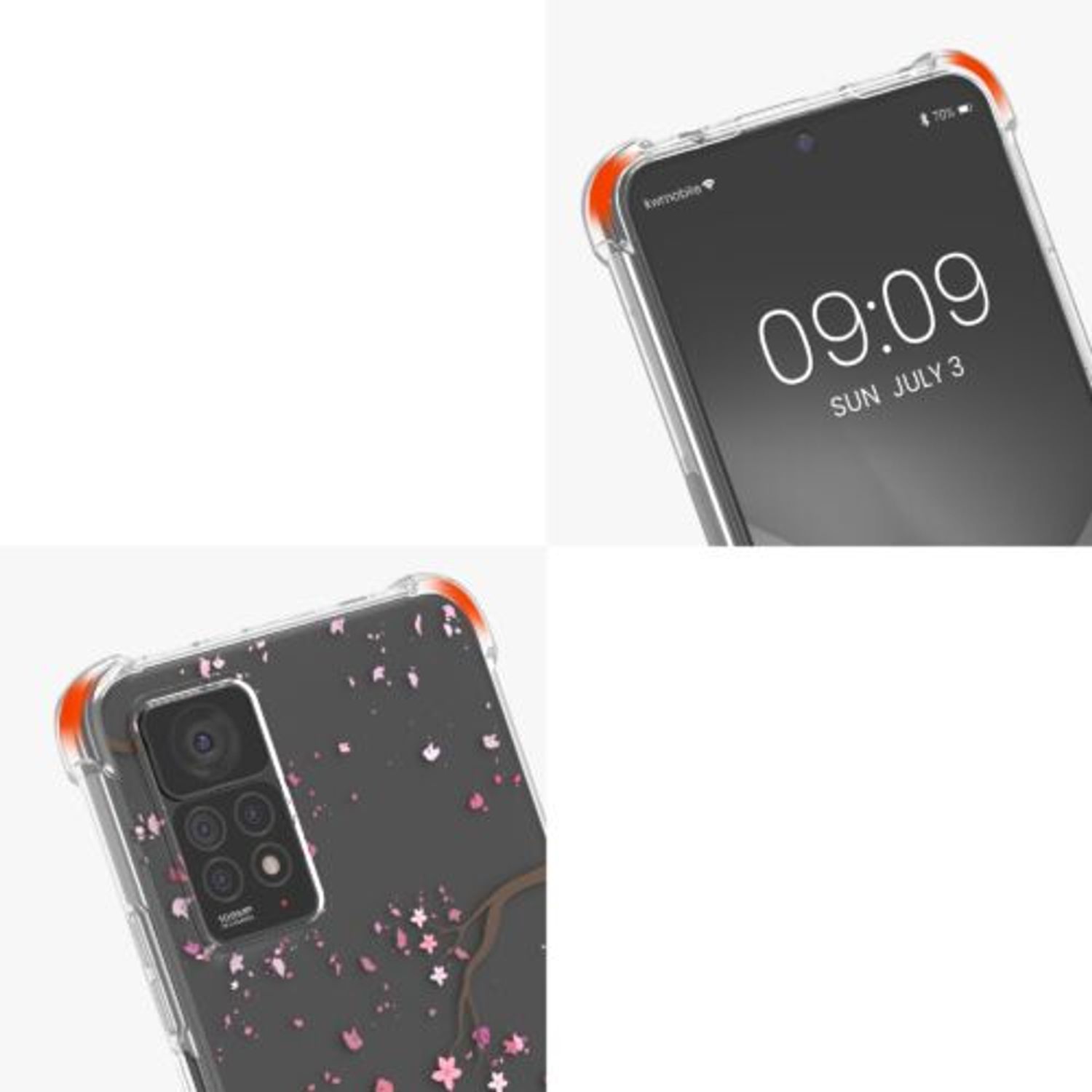 Husa Kwmobile pentru Xiaomi Redmi Note 11 Pro/Redmi Note 11 Pro 5G, Silicon, Multicolor, 58419.01 fotografia produsului View 8 L