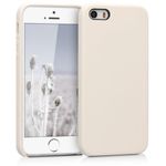 Husa pentru Apple iPhone 5/iPhone 5s/iPhone SE, Silicon, Crem, 42766.16 fotografia produsului