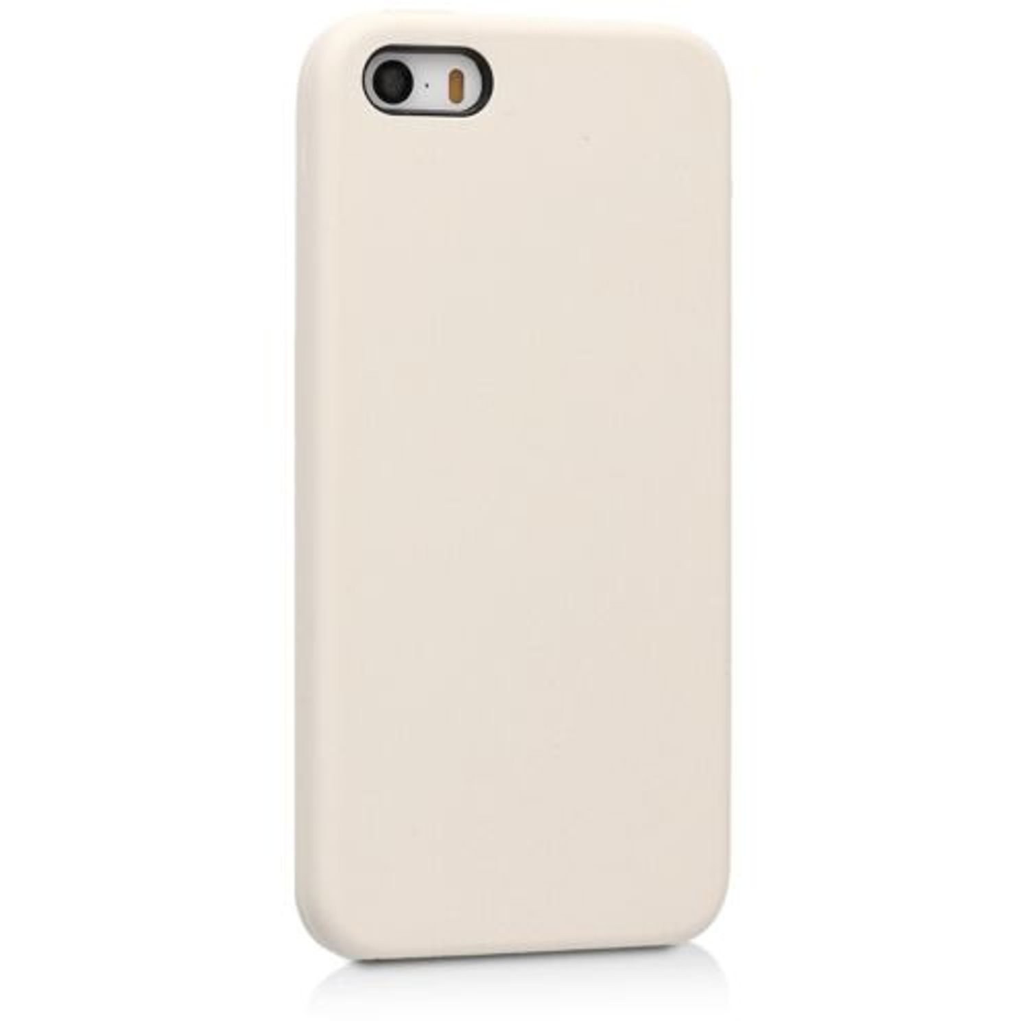 Husa pentru Apple iPhone 5/iPhone 5s/iPhone SE, Silicon, Crem, 42766.16 fotografia produsului View 8 L