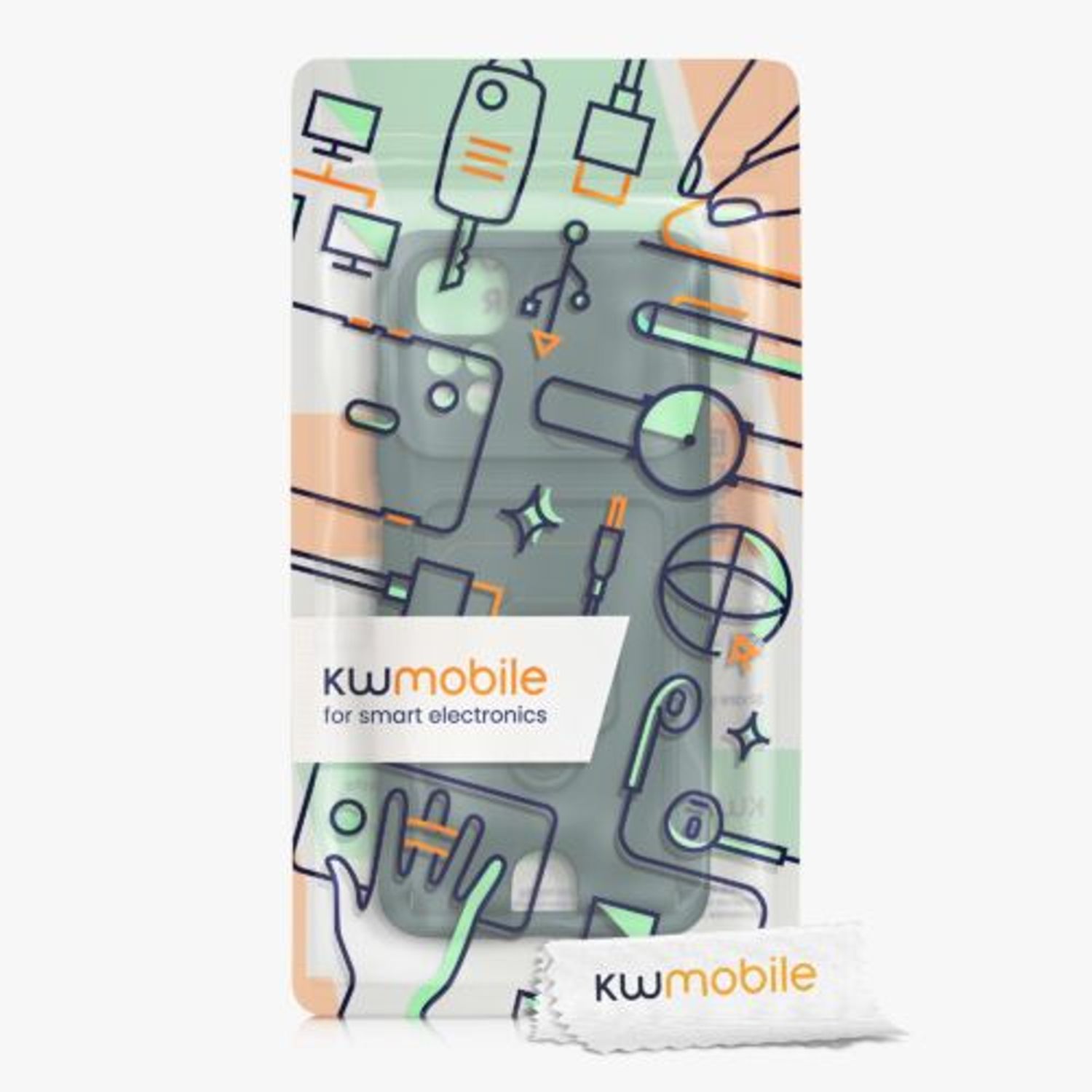 Husa Kwmobile pentru Xiaomi Redmi Note 11/Redmi Note 11s, Silicon, Verde, 57717.169 fotografia produsului View 11 L