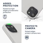 Husa Kwmobile pentru Apple iPhone 13, Silicon, Bej, 55878.96 fotografia produsului View 3 S