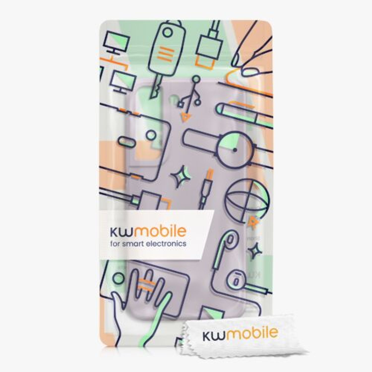 Husa Kwmobile pentru Samsung Galaxy S22, Silicon, Mov, 56756.236 fotografia produsului View 7 L