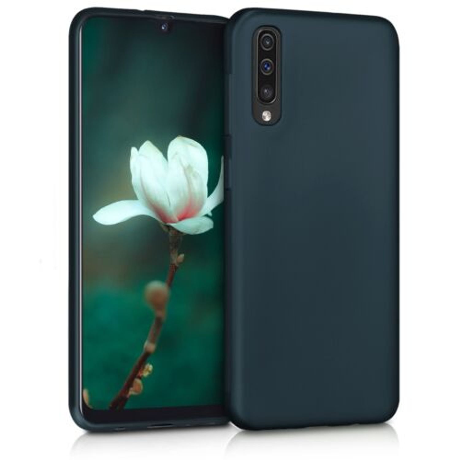 Husa pentru Samsung Galaxy A50, Silicon, Verde, 48056.14 fotografia produsului