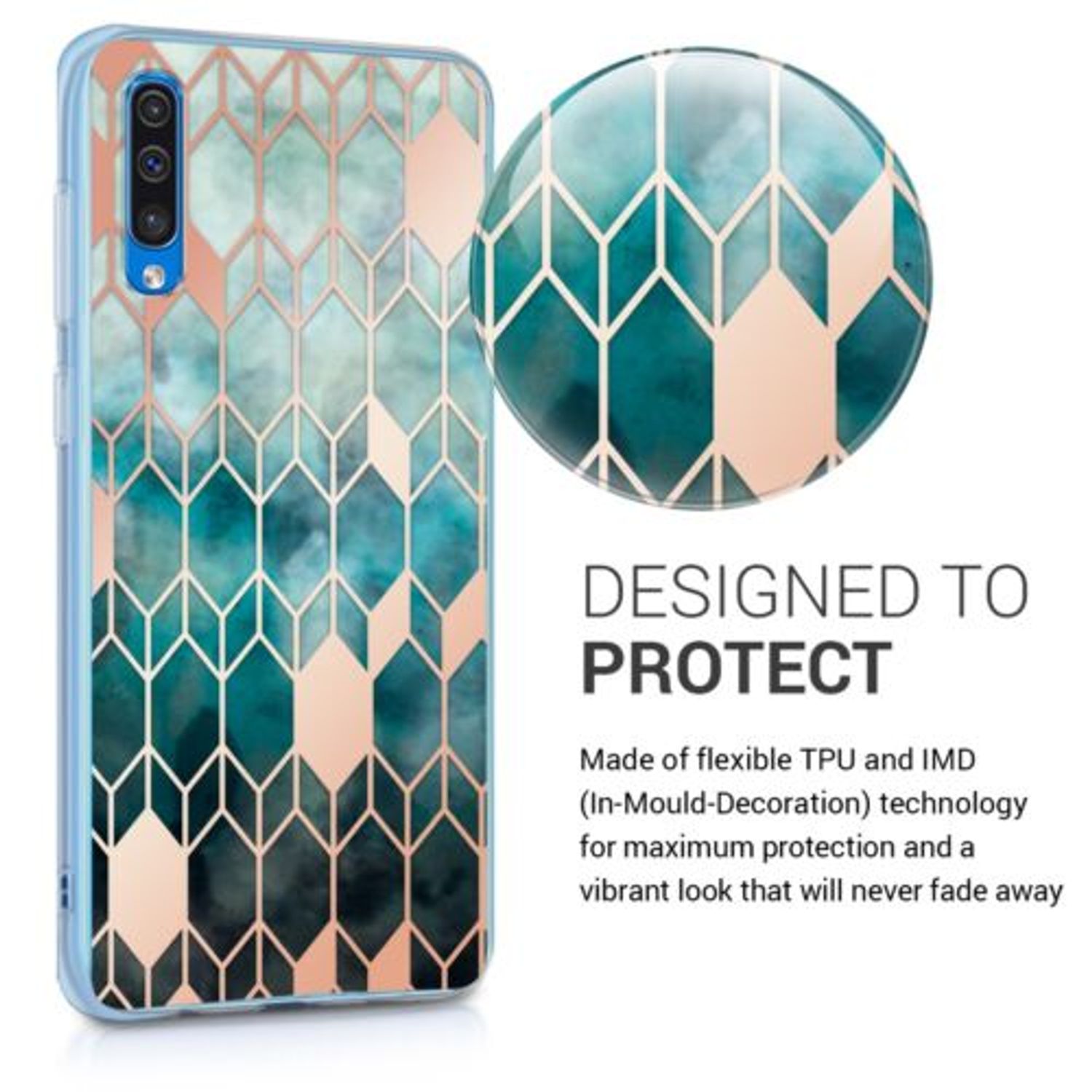 Husa pentru Samsung Galaxy A50, Silicon, Multicolor, 48061.03 fotografia produsului View 4 L