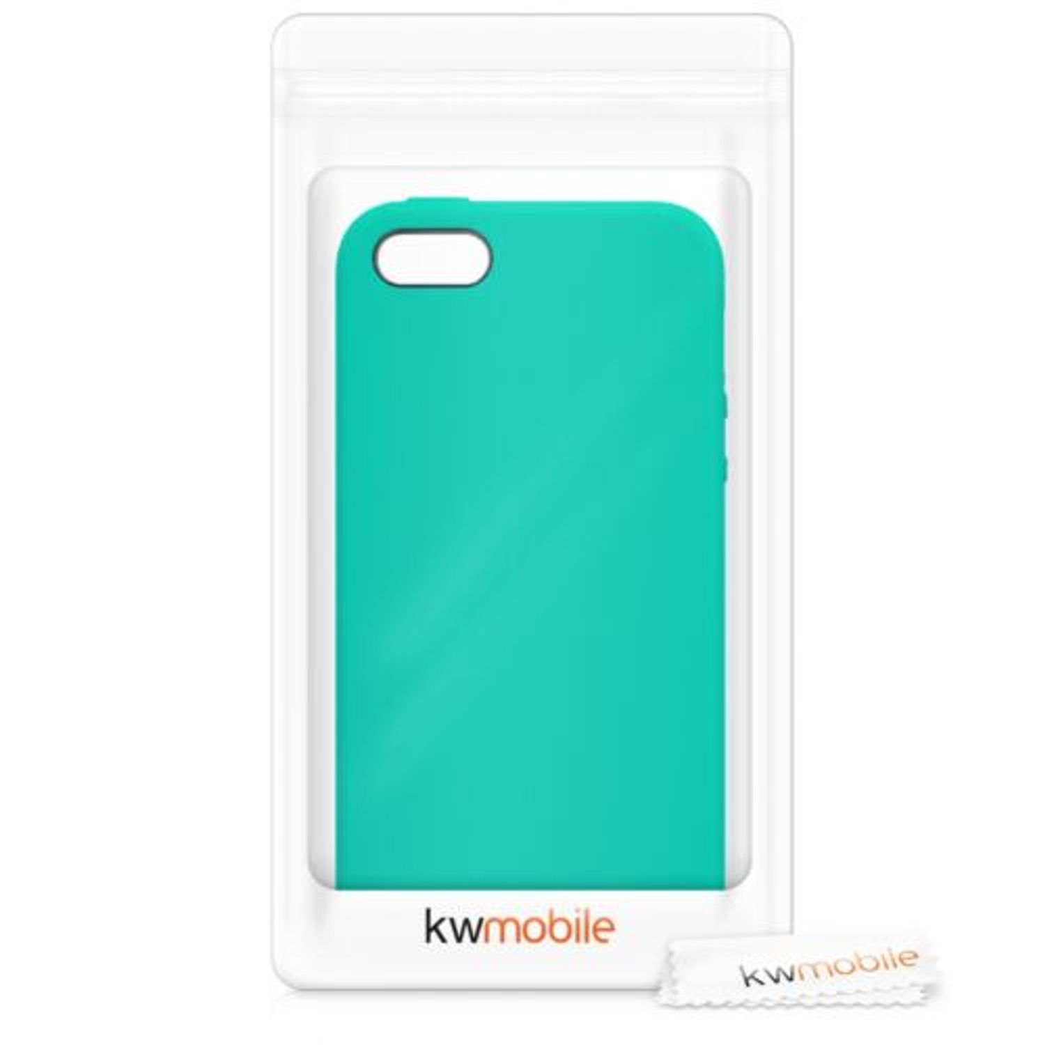 Husa pentru Apple iPhone 5/iPhone 5s/iPhone SE, Silicon, Verde, 42766.37 fotografia produsului View 7 L