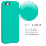 Husa pentru Apple iPhone 5/iPhone 5s/iPhone SE, Silicon, Verde, 42766.37 fotografia produsului View 4 S