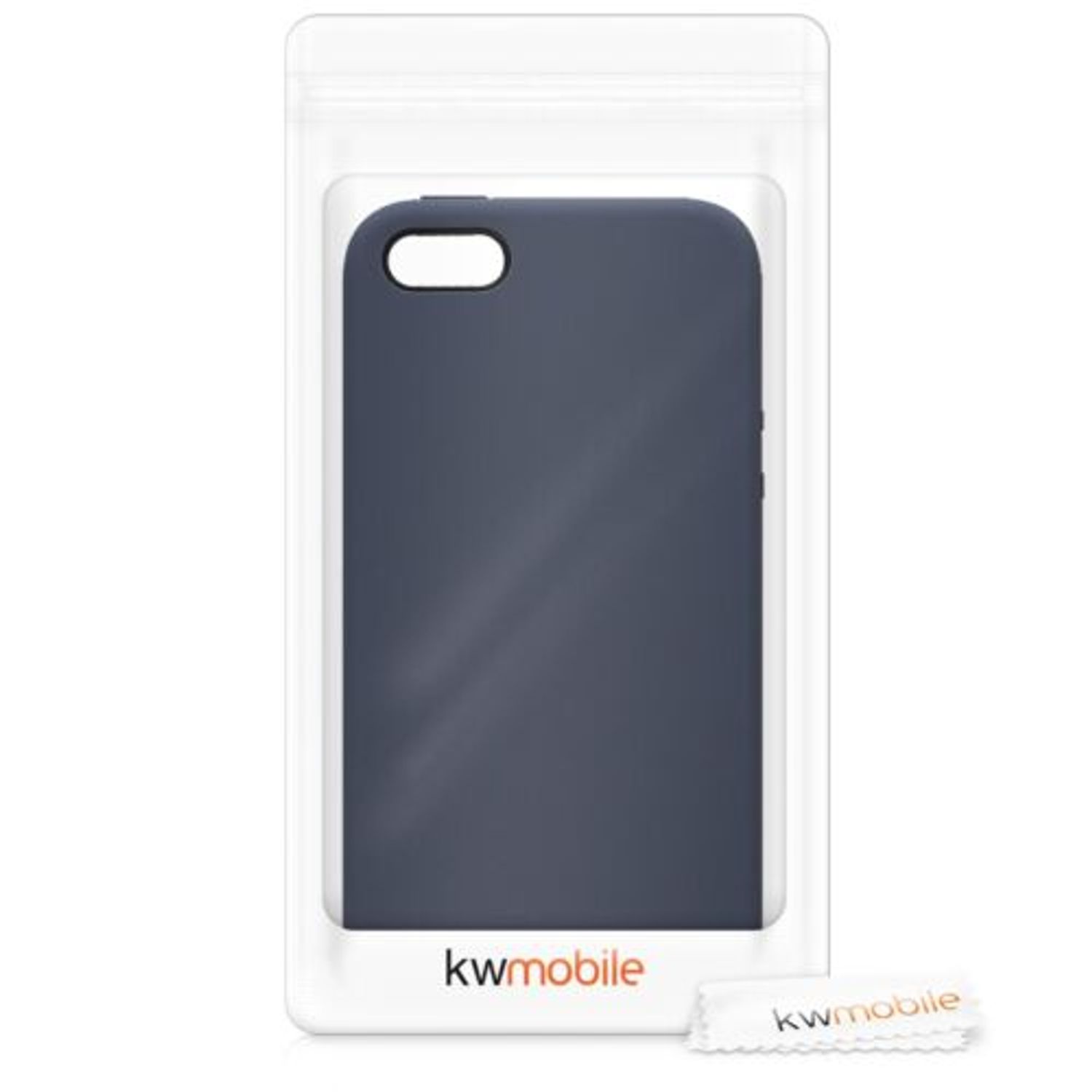 Husa pentru Apple iPhone 5/iPhone 5s/iPhone SE, Silicon, Albastru, 42766.53 fotografia produsului View 7 L